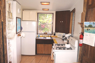 Two Bay View has a cozy kitchen!