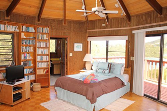 Two Bay View Master bedroom is the top floor of the home.